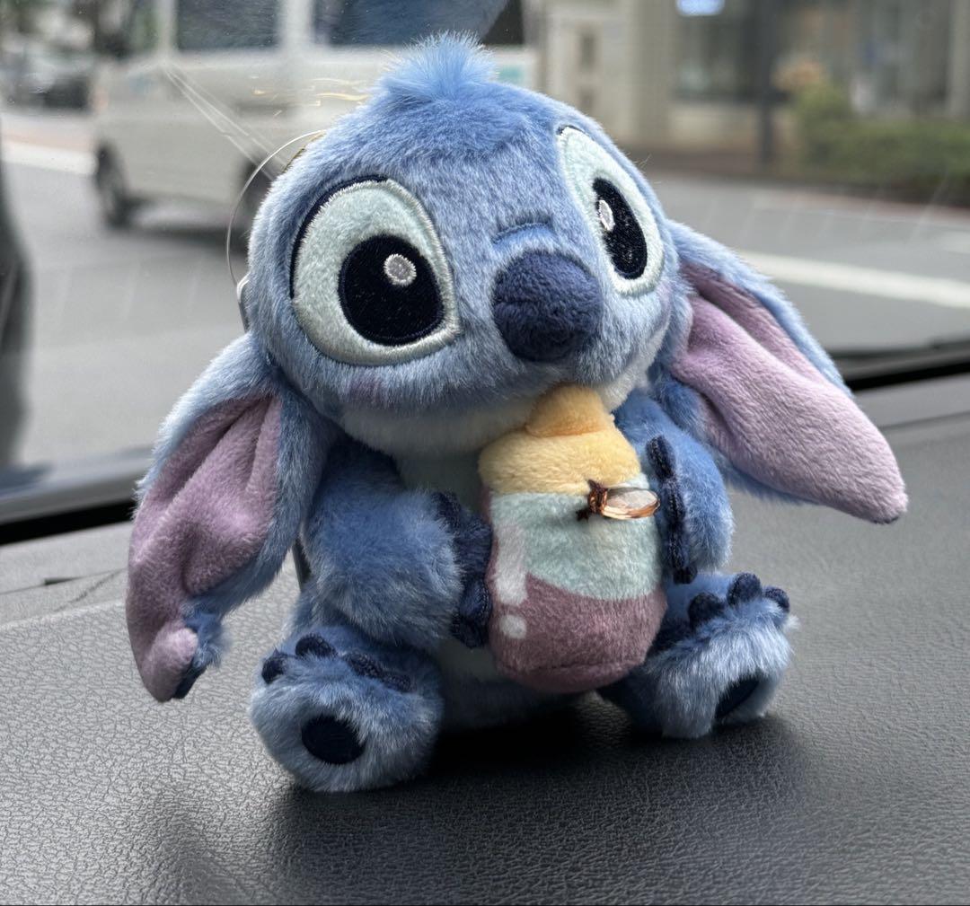 スティッチ ぬいぐるみキーホルダー STITCH - 【最新☆正規品】スティッチ 2025夏 ぬいぐるみ
