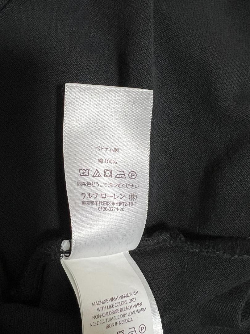 新品未使用 POLO RALPH LAUREN L ポロシャツ コットン 黒