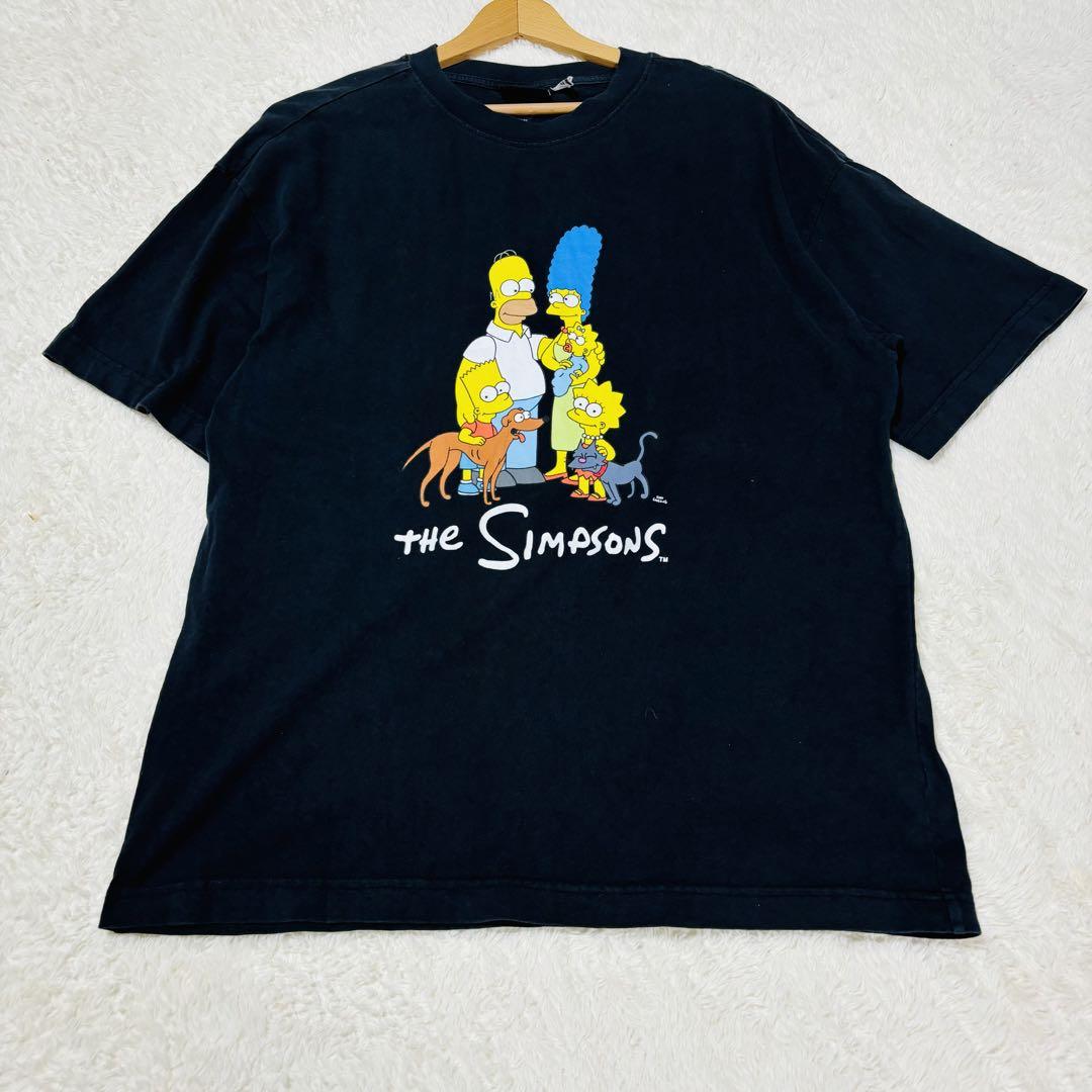 高質 USED】H&M コットンT オーバーサイズフィット シンプソンズ ミュージシャン