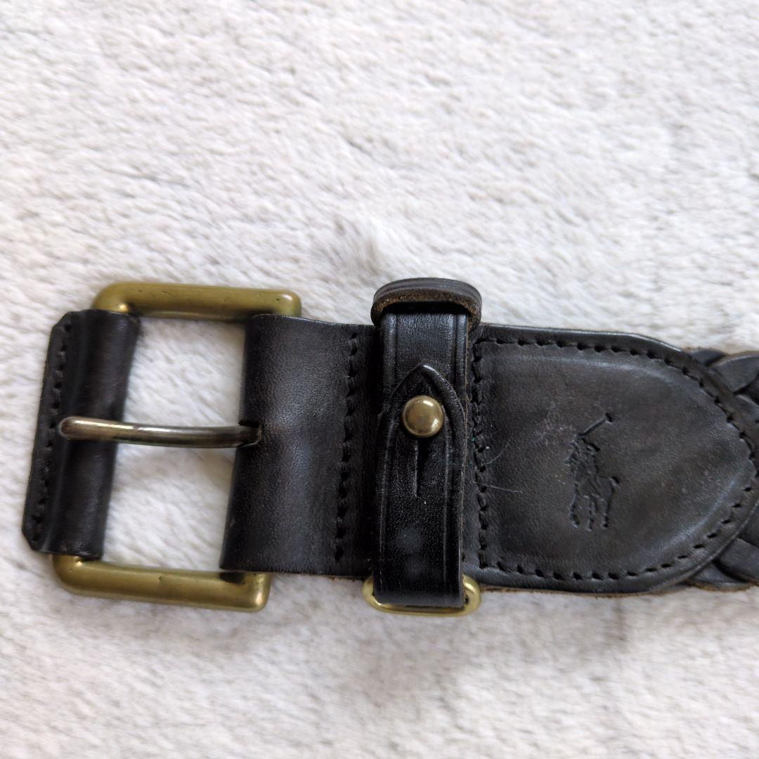POLO RALPH LAUREN 　レザーベルト　イングランド製　W28