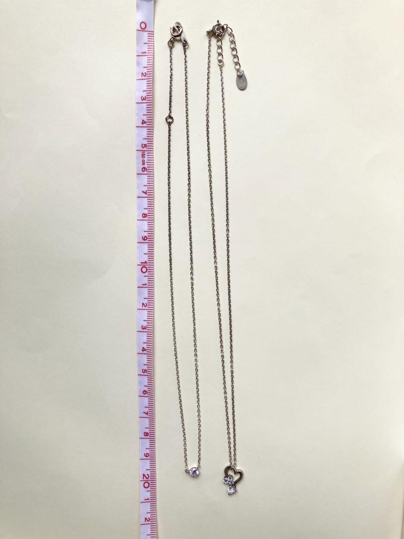 4℃ ハート　ネックレス　指輪
