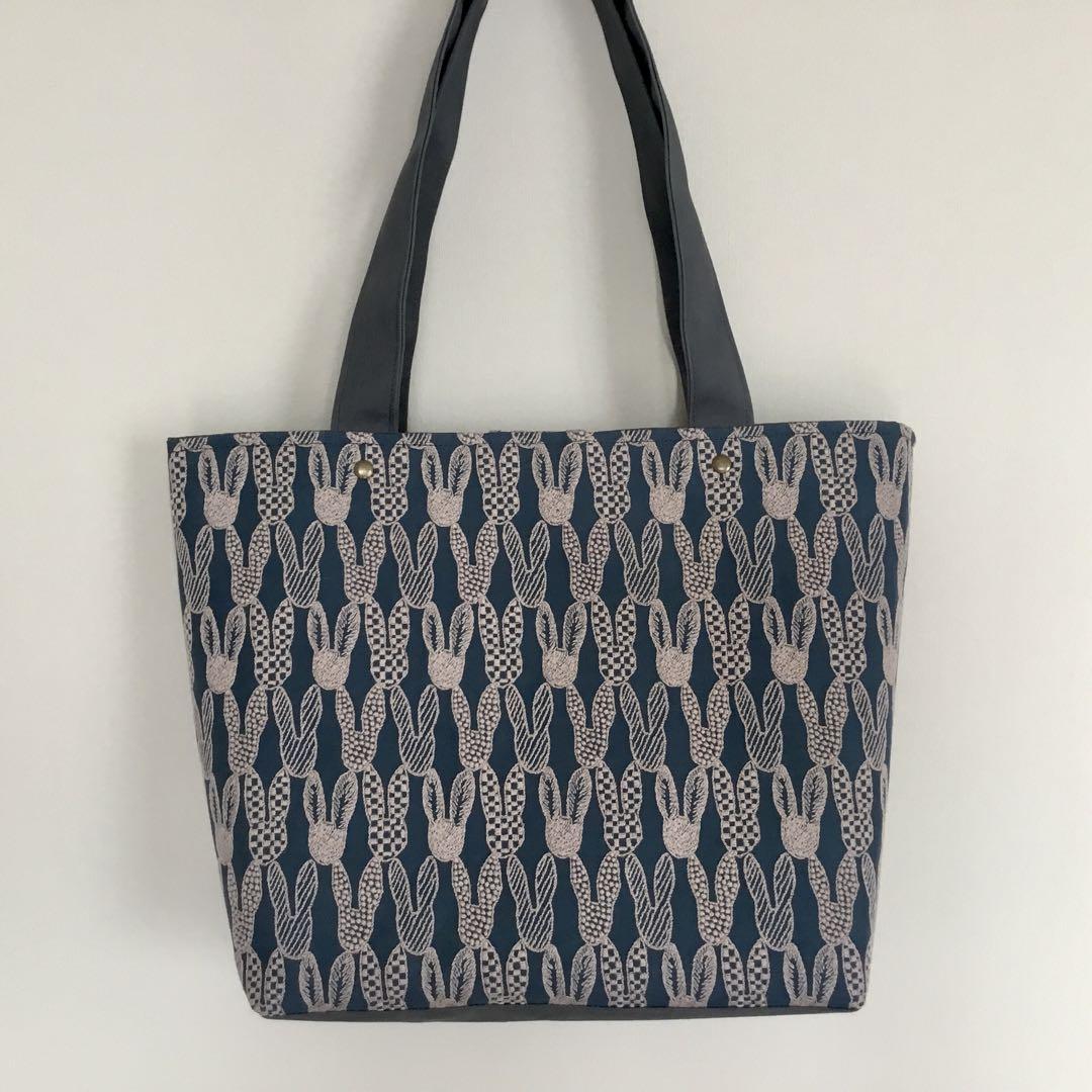 j)ミナペルホネン☆ハンドメイド 肩掛けバッグ大(新色 任せろ