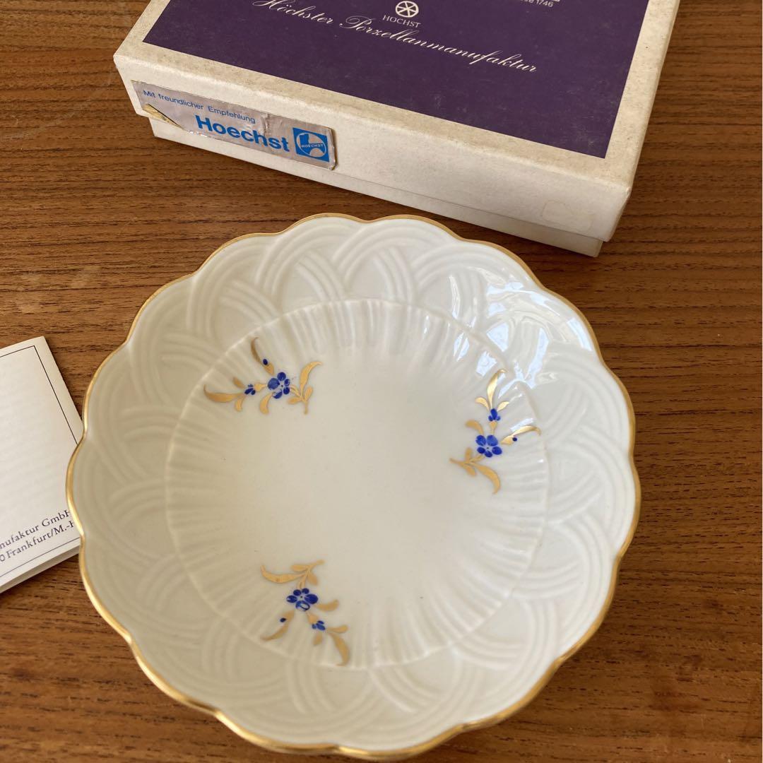 ◇ HOCHST ヘキスト 金彩花紋 小皿 ハンドペイント ◇ - メルカリ