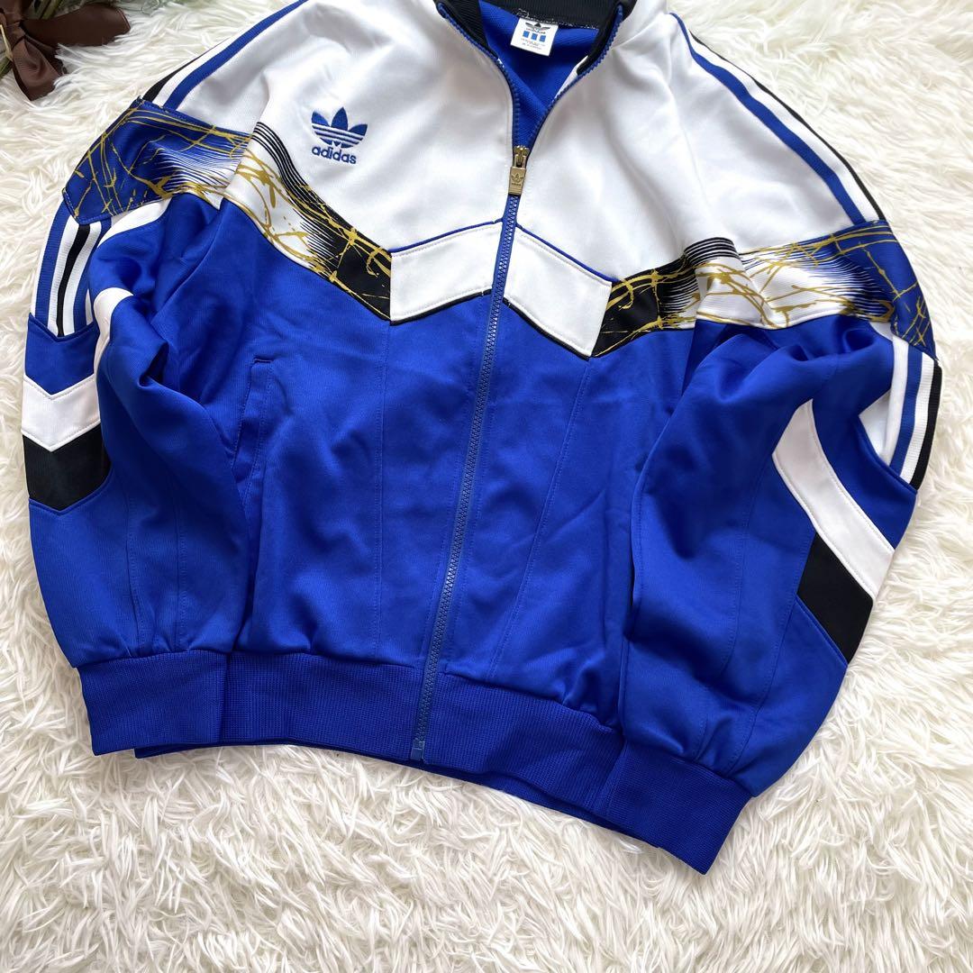 極美品✨アディダス 90's デサント製 トラックジャケット セットアップ XL
