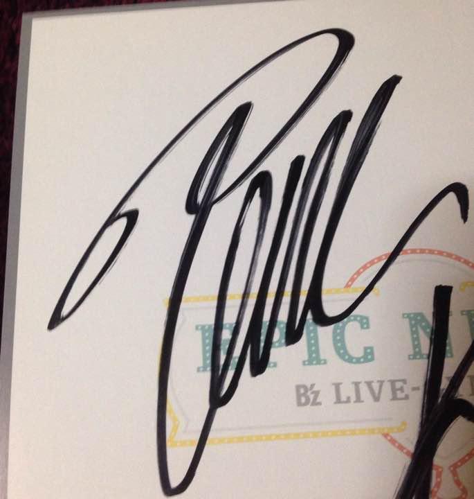 B'z 直筆サイン