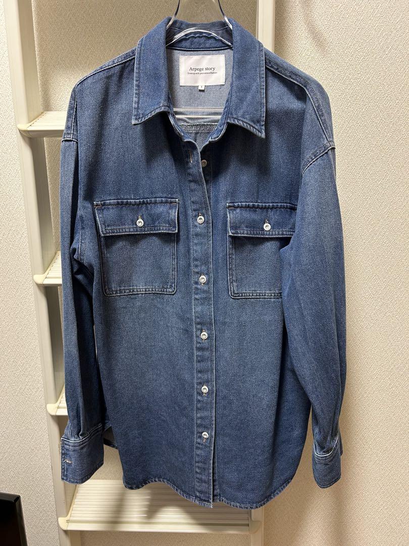 新品 Arpege story アルページュストーリー ライトワークシャツ