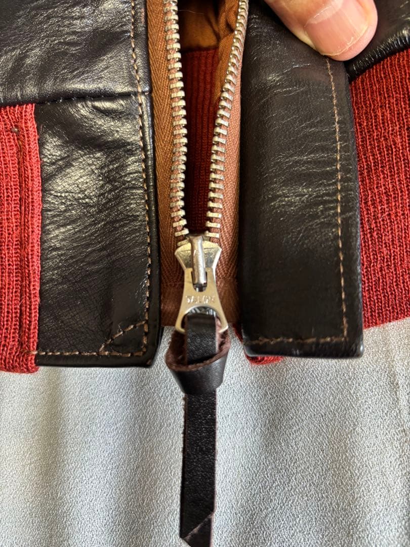 TOYS McCOY トイズマッコイTYPE A-2 RED RIBBED 40 TOYS McCOY トイズマッコイ A-2 レザー フライトジャケット 赤