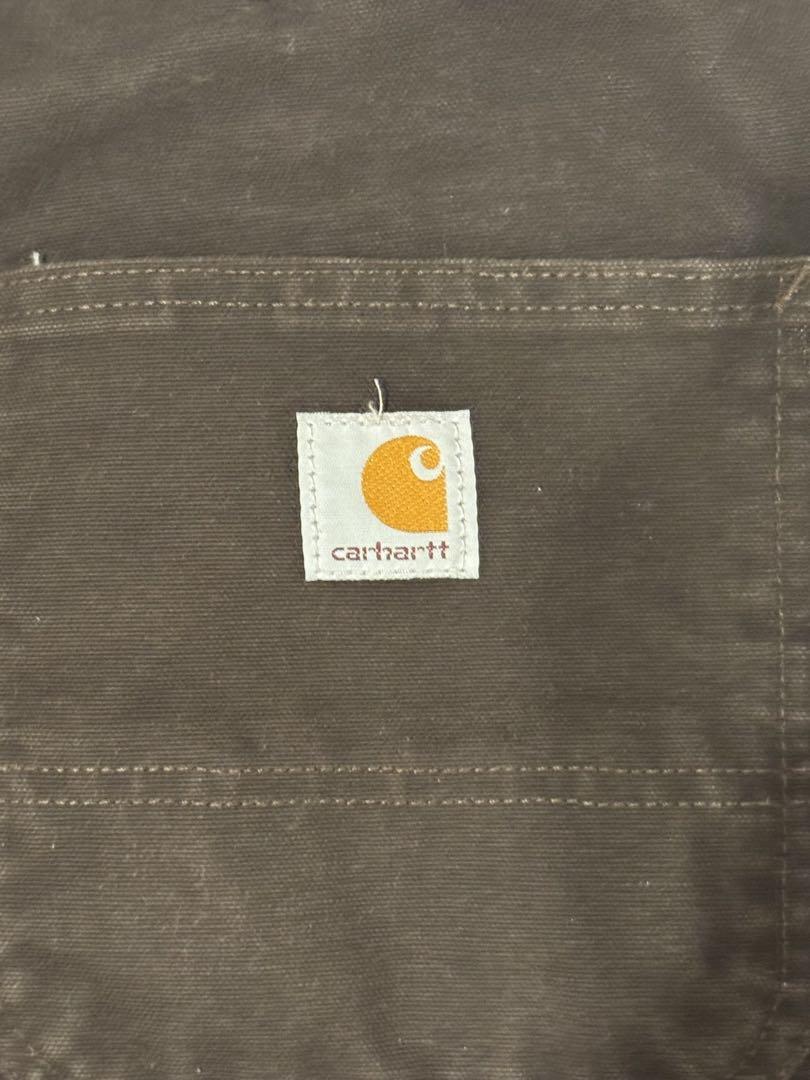 カーハートCARHARTT ダブルニー　ビンテージ XL ブラウン 34