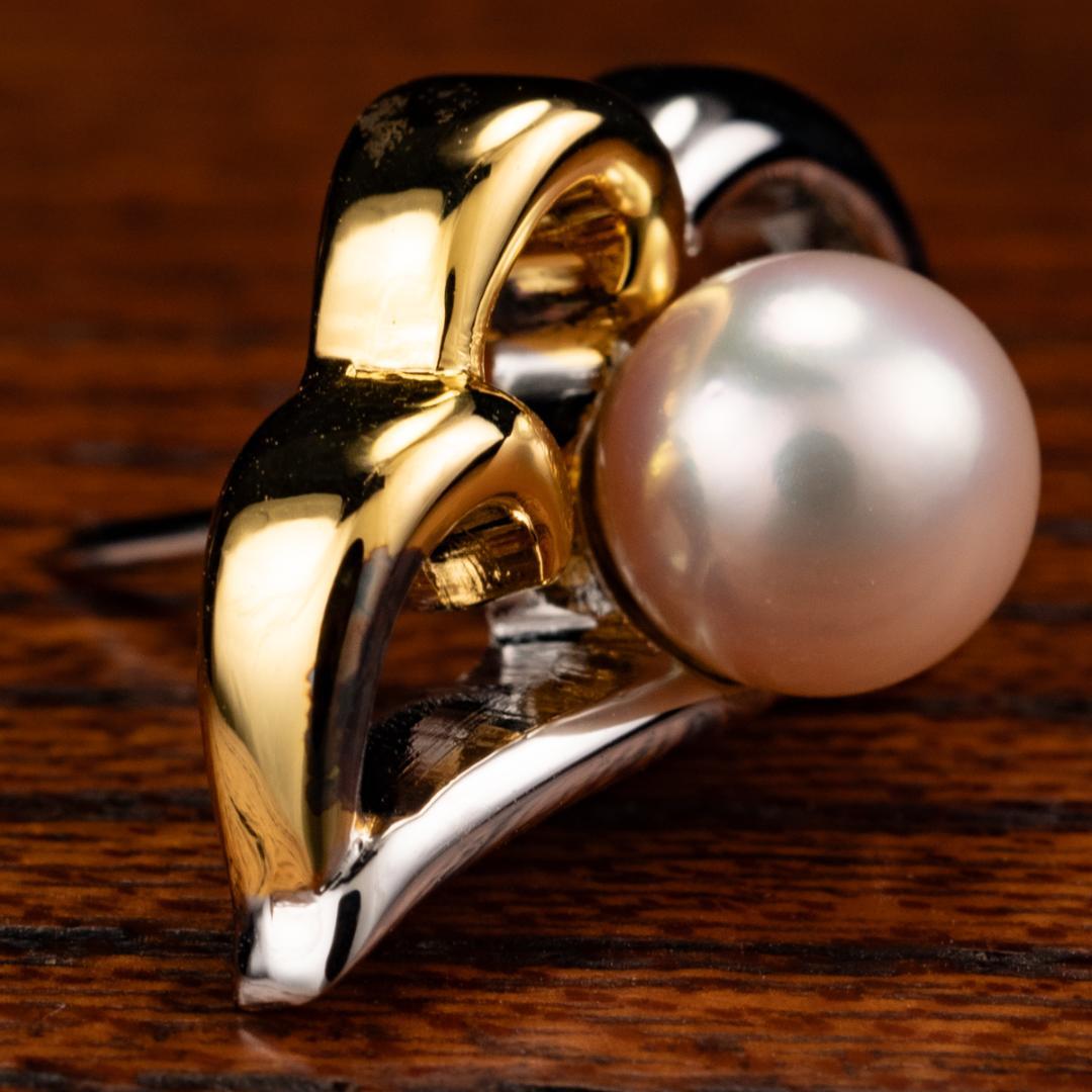 田崎真珠 TASAKI 真珠×シルバー ネクタイピン ラペルピンセット ケース付