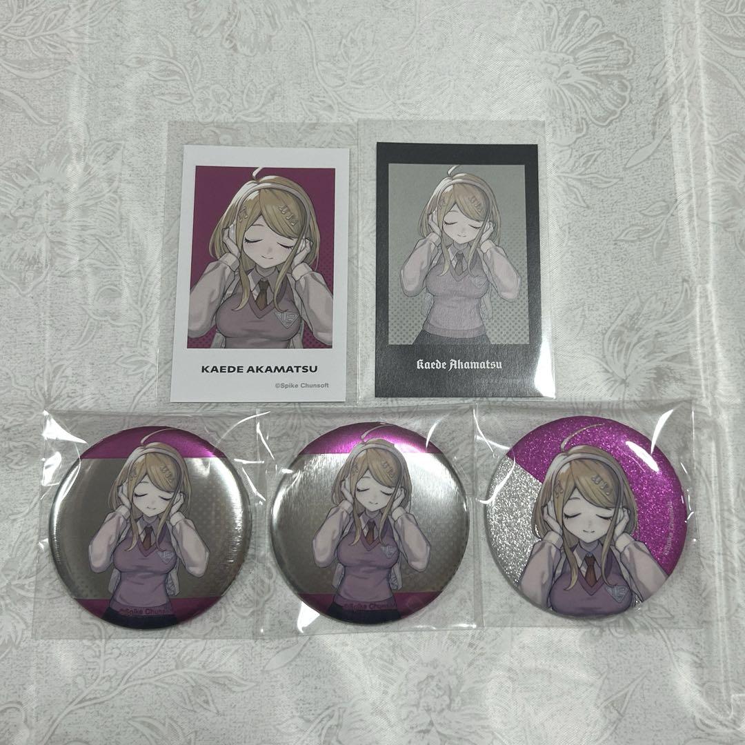 ダンガンロンパ】 赤松楓 lack タワレコ 缶バッジ カード - メルカリ