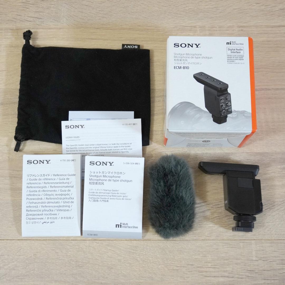 SONY ショットガンマイクロホン ECM-B10