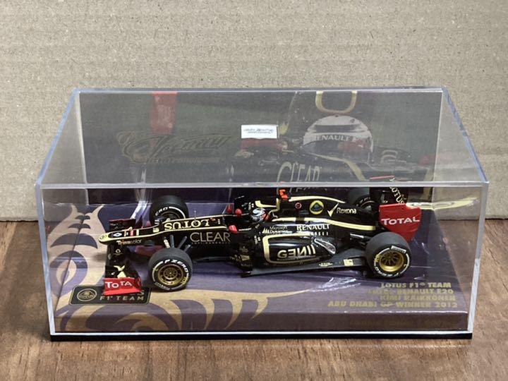 ミニチャンプス 1/43 K.ライコネン アブダビGP優勝ミニカー