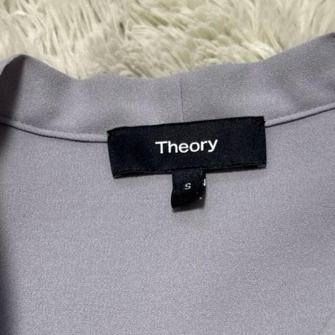 【Theory】セオリー ブラウス ボウタイブラウス 長袖 リボン 日本製