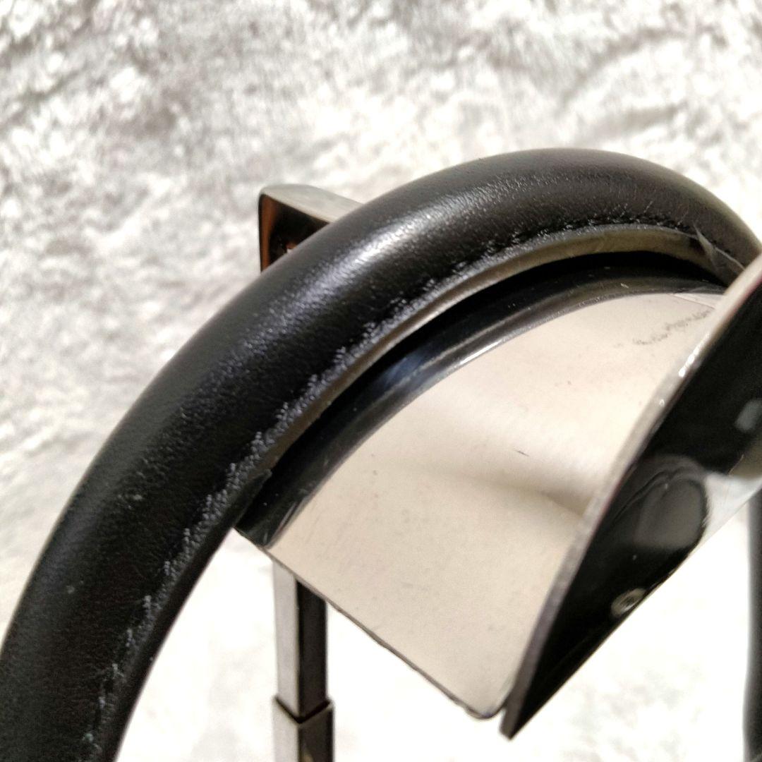コーチ　ビジネスバッグ　2way 　レザー　黒　グレー　PVC シグネチャー
