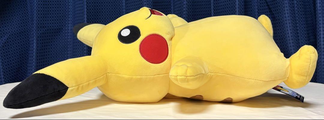 タグ付き 2016 等身大ピカチュウ ぬいぐるみ　スマイル