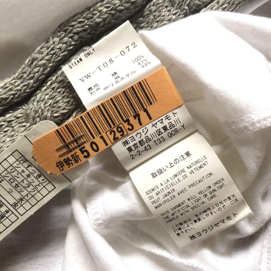 Y's ドルマンスリーブ 切替デザイン tシャツ ワイズ  モード ノームコア