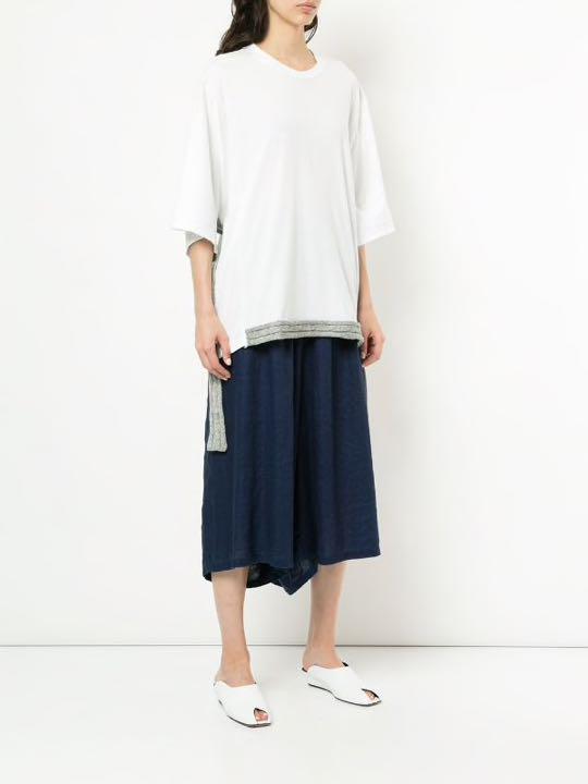 Y's ドルマンスリーブ 切替デザイン tシャツ ワイズ  モード ノームコア