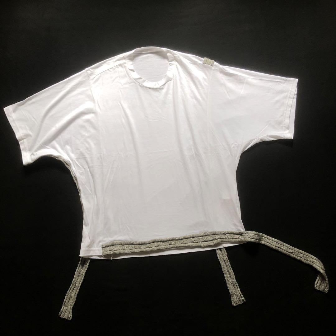 Y's ドルマンスリーブ 切替デザイン tシャツ ワイズ  モード ノームコア
