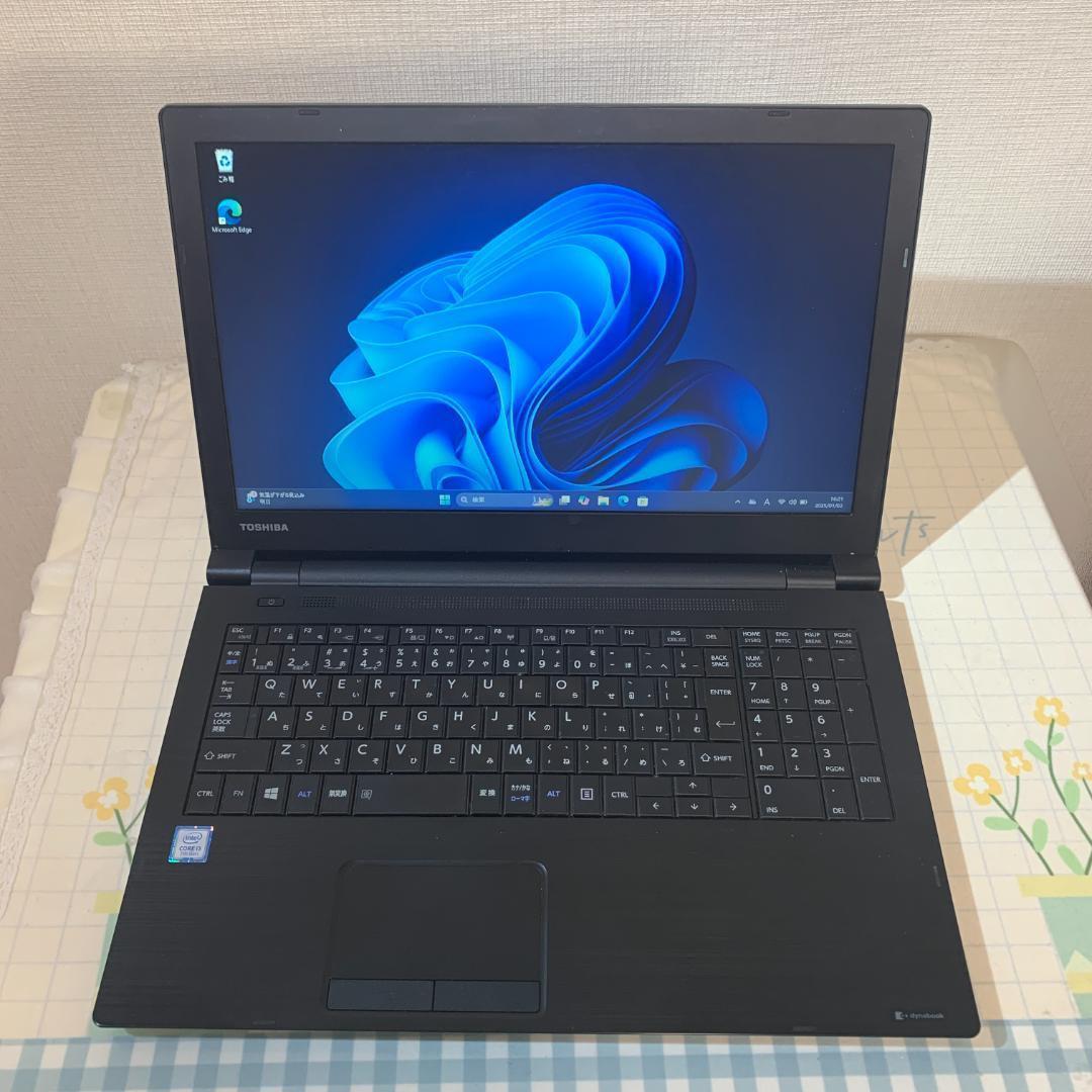 T02C【美品】東芝 薄型Core-i3第7世代/16GB/SSD512GB 6