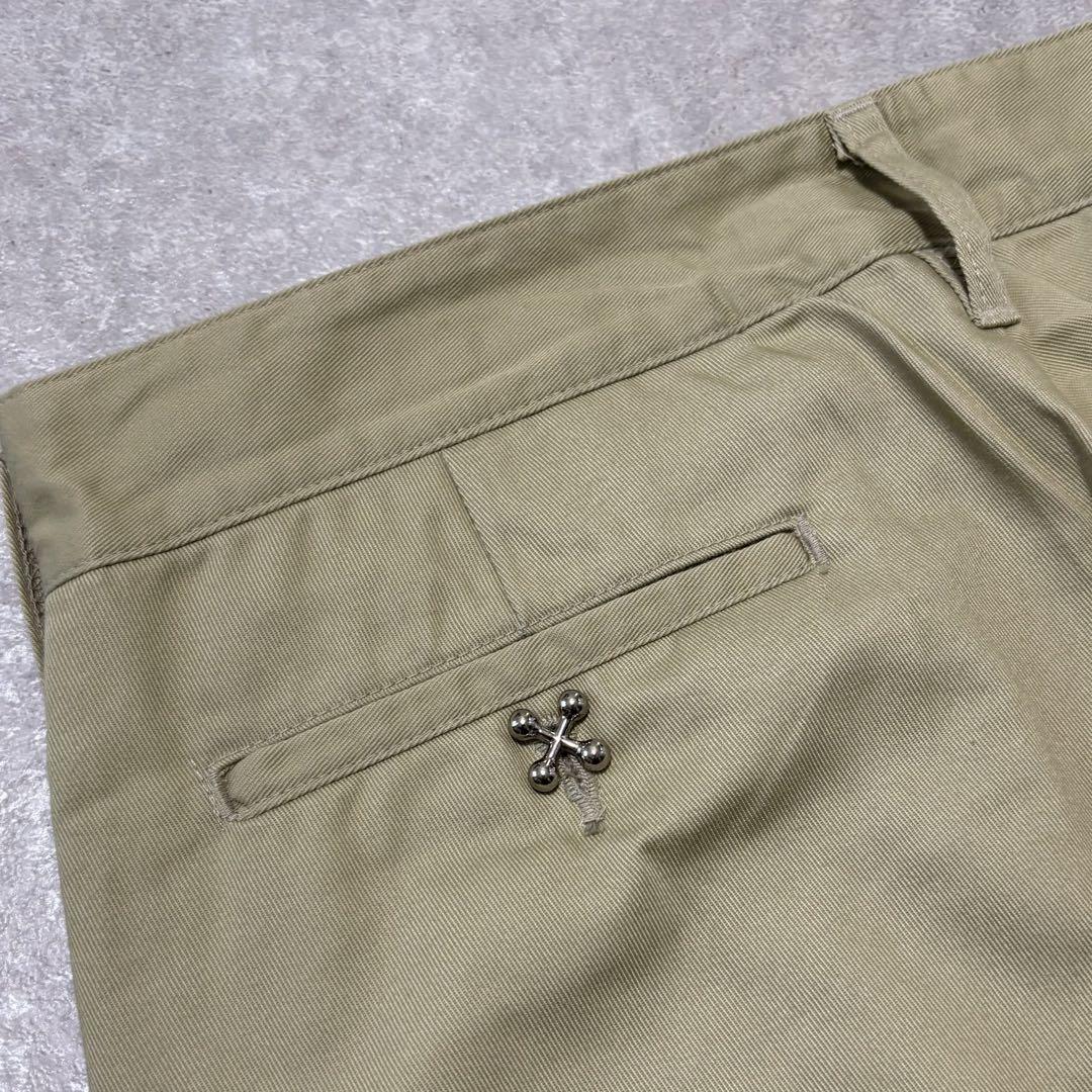 パンツ blutenblatt flare work pants beige