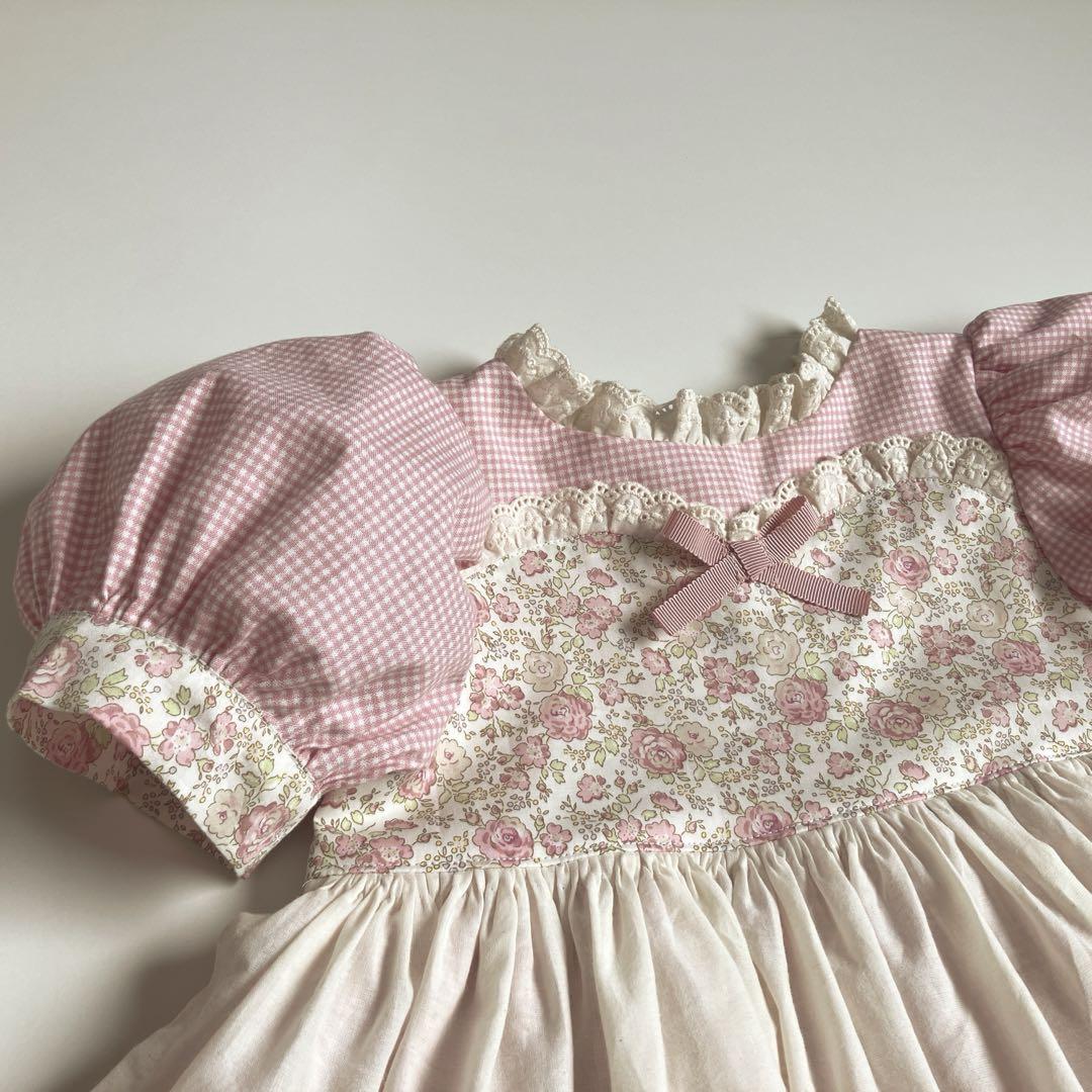 専用　ハンドメイド　ドールワンピース　ワンピース　95cm-105cm  5T