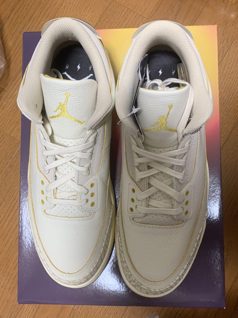 28.5cm J Balvin × Nike Jordan 3 \"Sunset