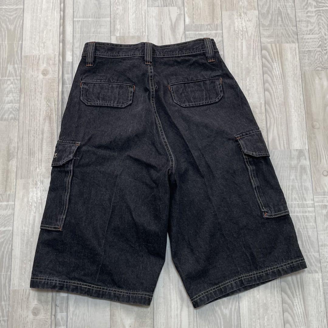 パンツ vintage y2k piko baggy jorts denim jorts