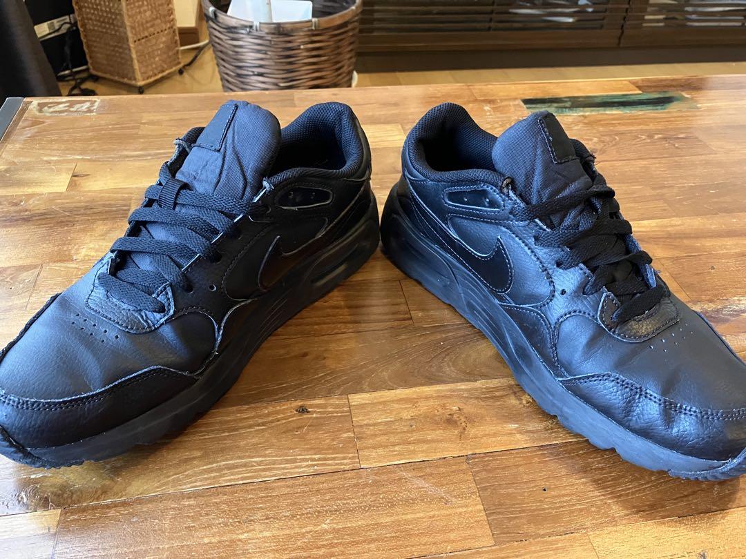 NIKE AIR MAX SC LEA LEATHER オールブラック