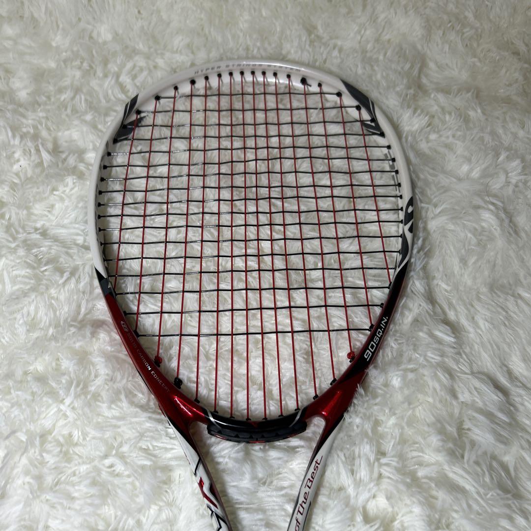 【極美品】MIZUNO XYST T1 テニスラケット　軟式　レッド　ケース付き