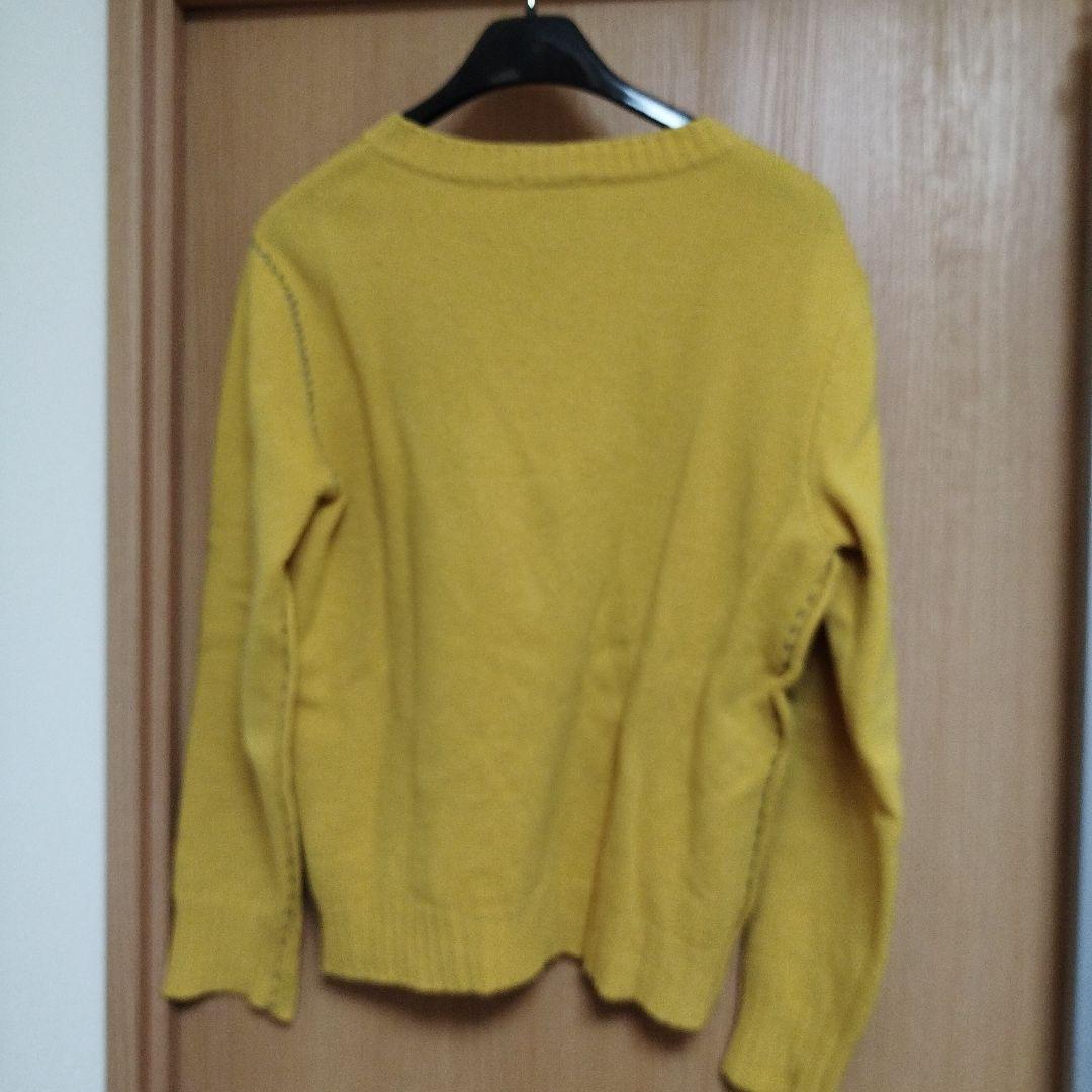 【関税込み】Dries Van Noten イエロー タイツ DRIES VAN NOTEN イエロー Vネックニット M