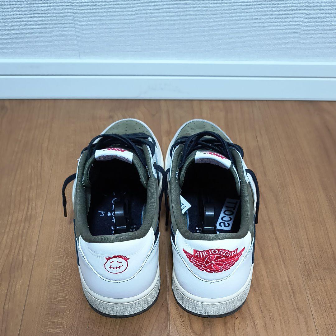 29センチ　トラヴィス×ナイキ AJ1ロー OG SP \"リバースオリーブ\"