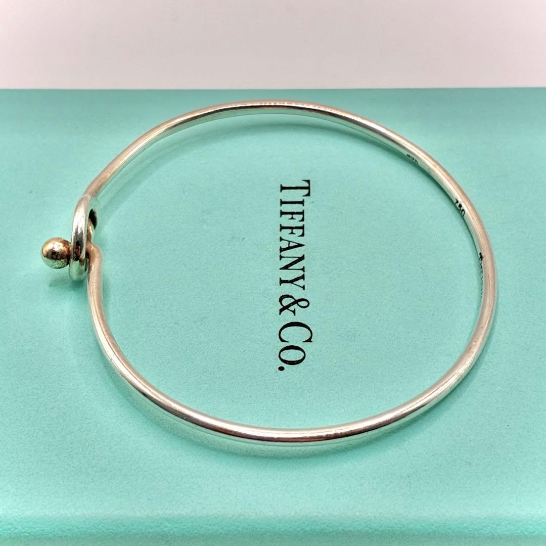 オールドティファニー フック&アイ ラブノット バングル コンビ 925×750 オールドティファニー フック&アイ ラブノット バングル コンビ 925×750