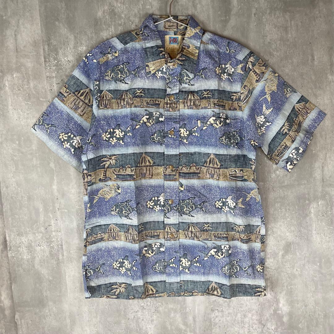 Kahala 90 s アロハシャツ 柄シャツ カハラM・ALOHA