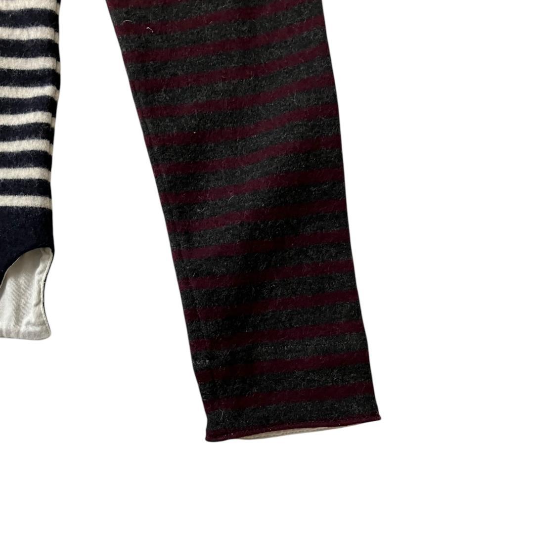 マルニ ニット ウール100 % ボーダー XLサイズ）イタリア製