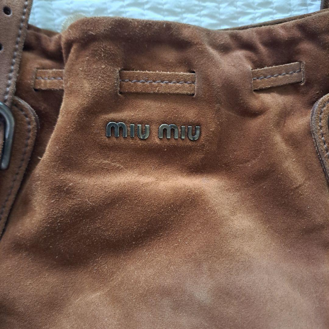 MIU MIU　スウェード　ショルダーバッグ　トートバッグ
