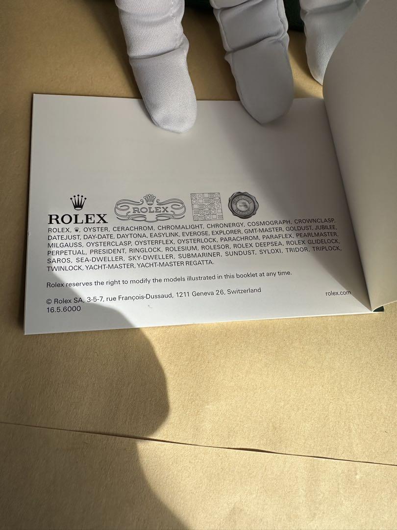 ROLEXロレックス純正コスモグラフデイトナ冊子・タグ・カードケース116520
