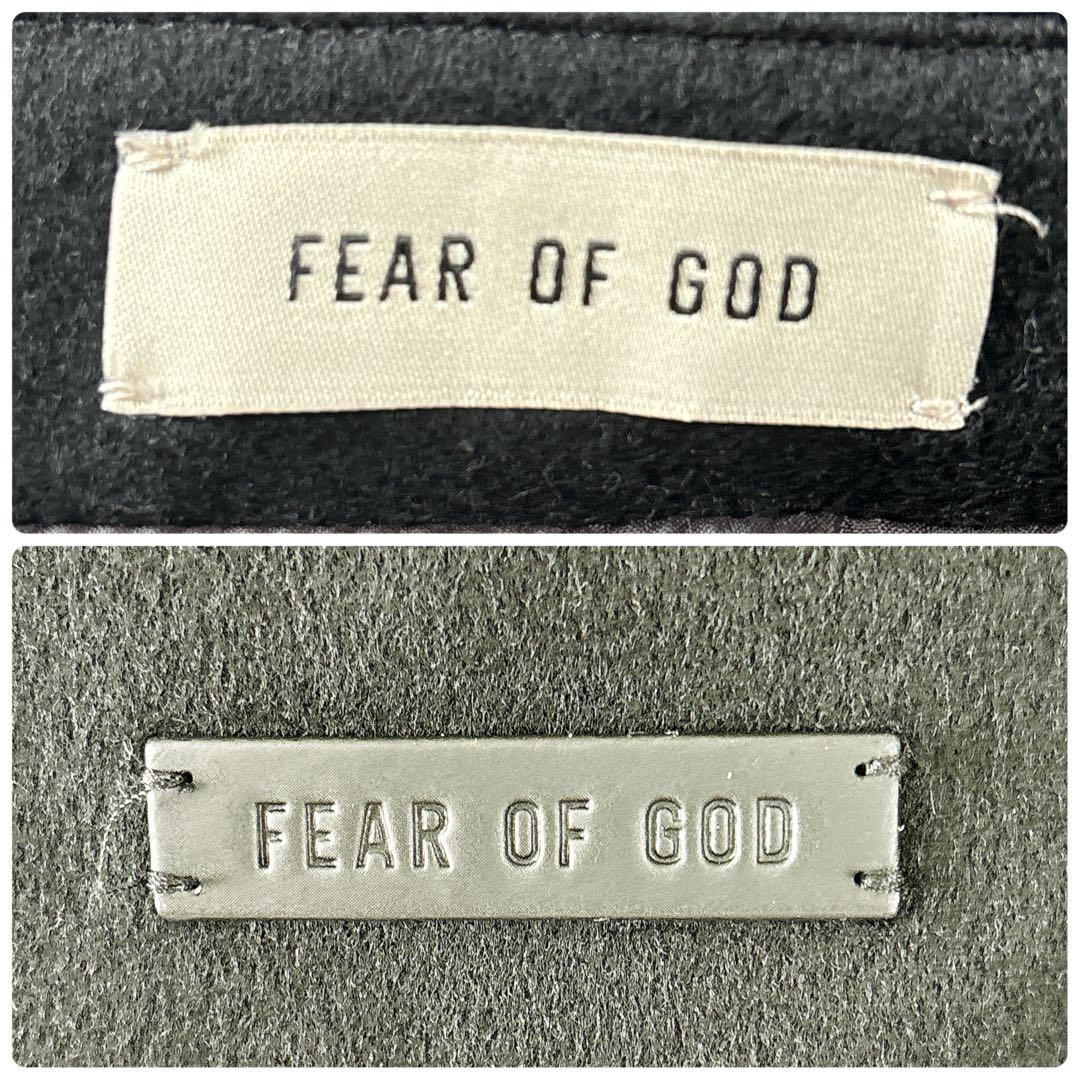 極美品 FEAR OF GOD エターナル ウール オーバーダブルコートブラック