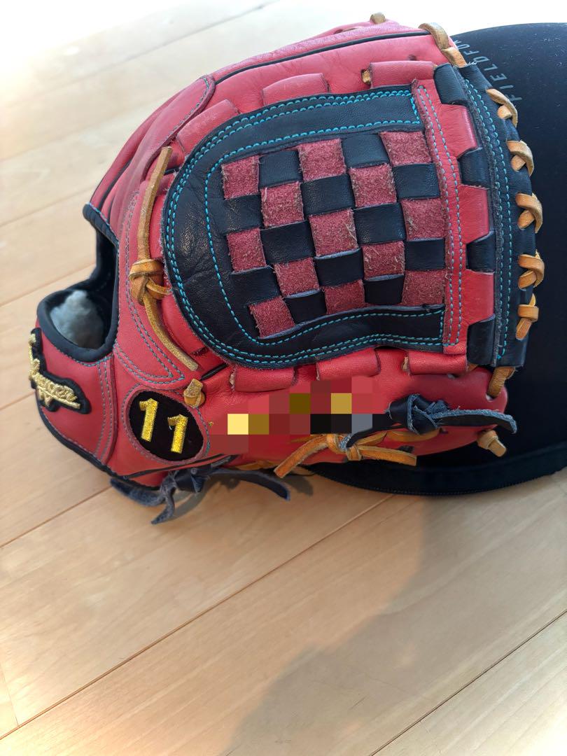 スラッガー　軟式グローブ　KSN-L7S フィールドフォースケース付き　刺繍入り