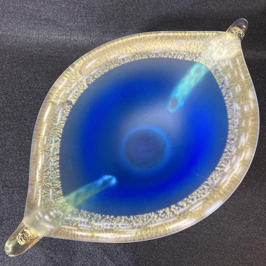 黒木国昭 金彩 硝子 ガラス 花器 鉢 器 硝子 - メルカリ