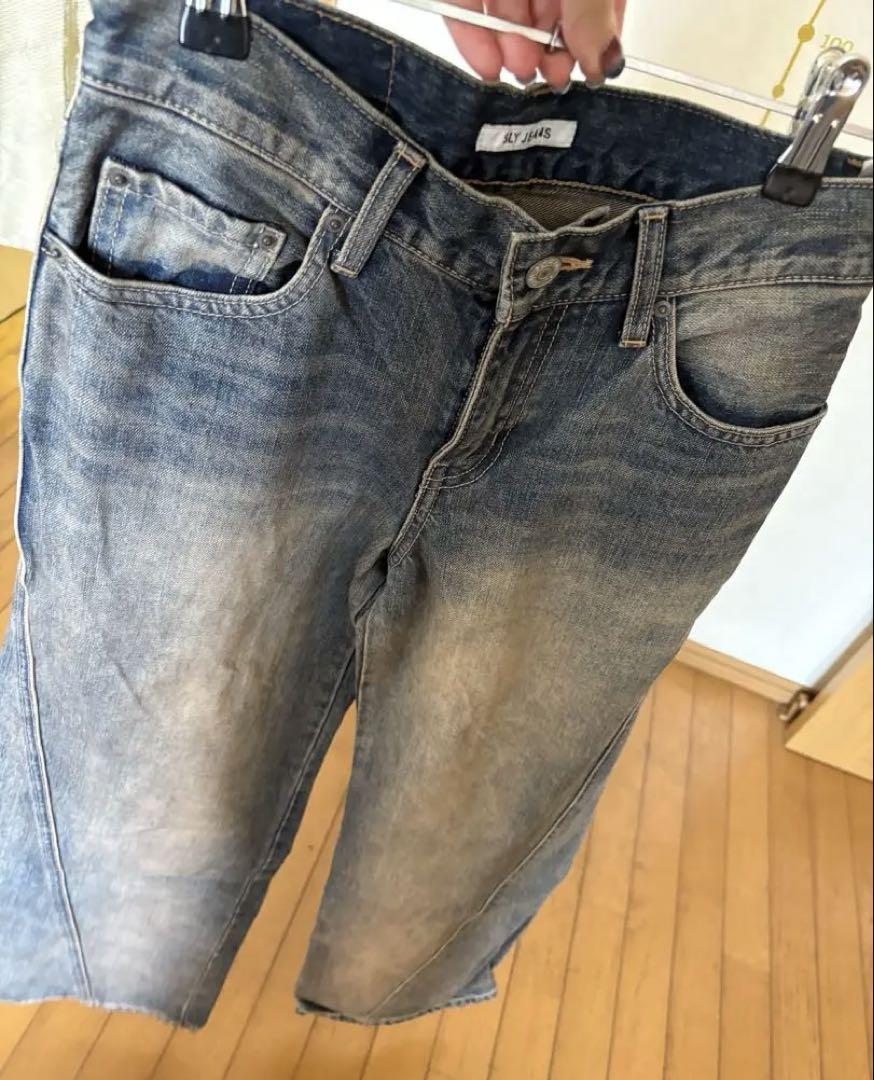 SLY LOGAN L／W FLARE-C フレアパンツ
