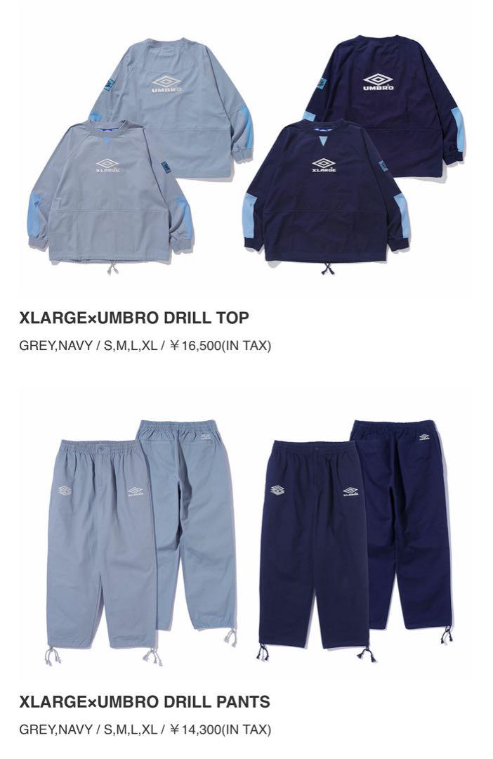 XLARGE × UMBRO DRILL TOP & PANTS