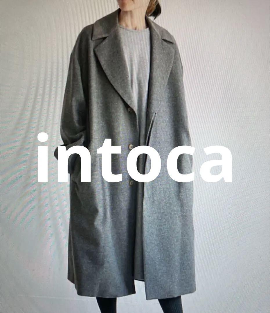 intoca イントゥーカ オーバーサイズコート フリーサイズ 黒