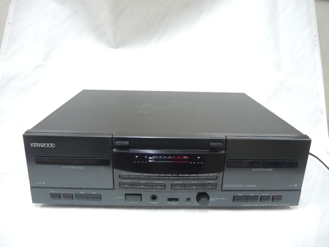 美品メンテナンス整備済みKENWOOD製カセットデッキKX-W6080 KENWOODのWカセットデッキ KX-W6080 美品メンテナンス整備済みKENWOOD