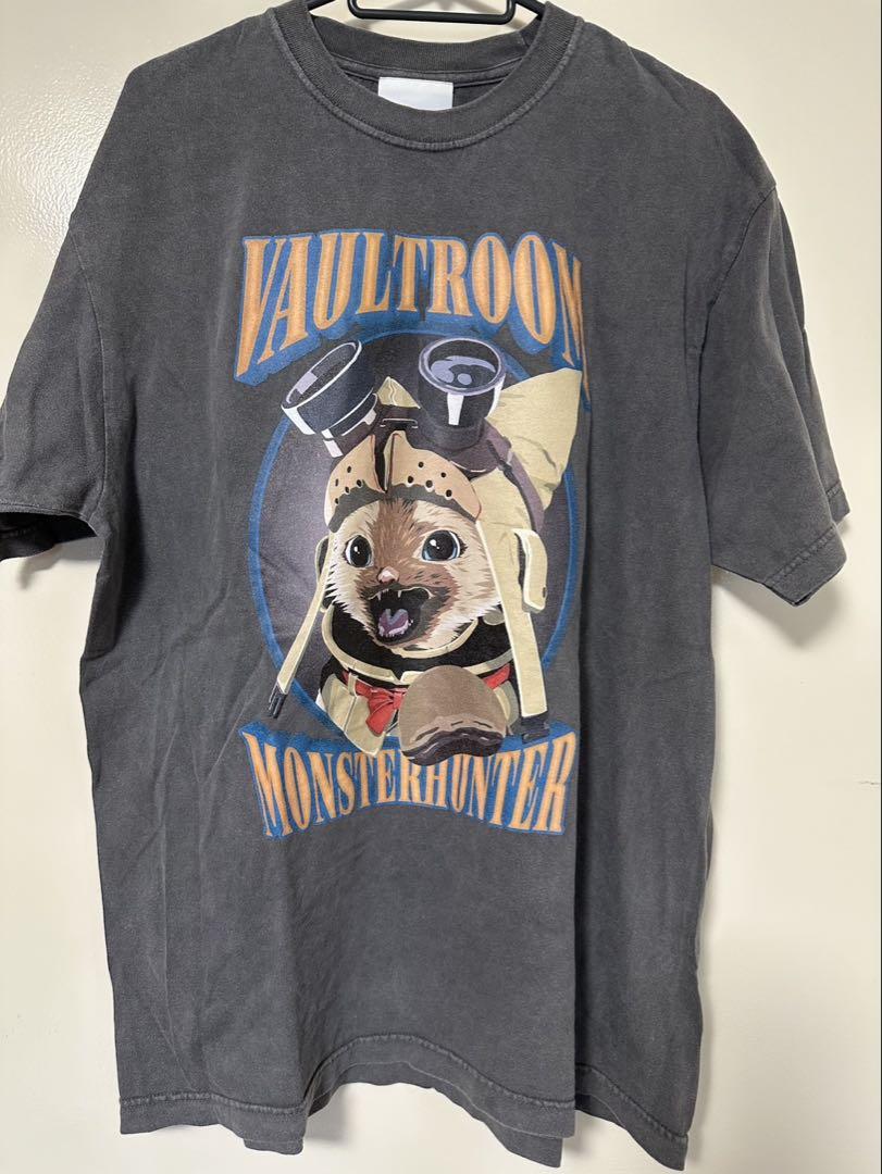 vaultroom×モンスターハンター　AIROU TEE charcoal