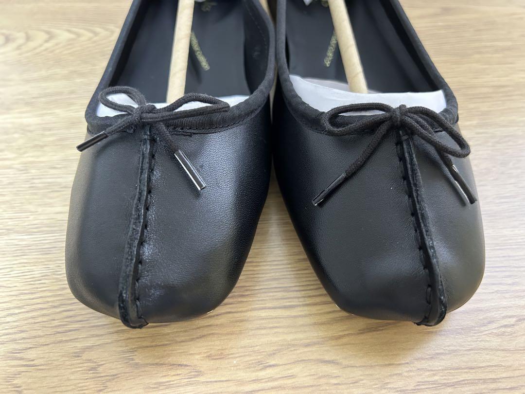 【新品】クラークス バレエシューズ フレックルアイス ブラック23.5㎝