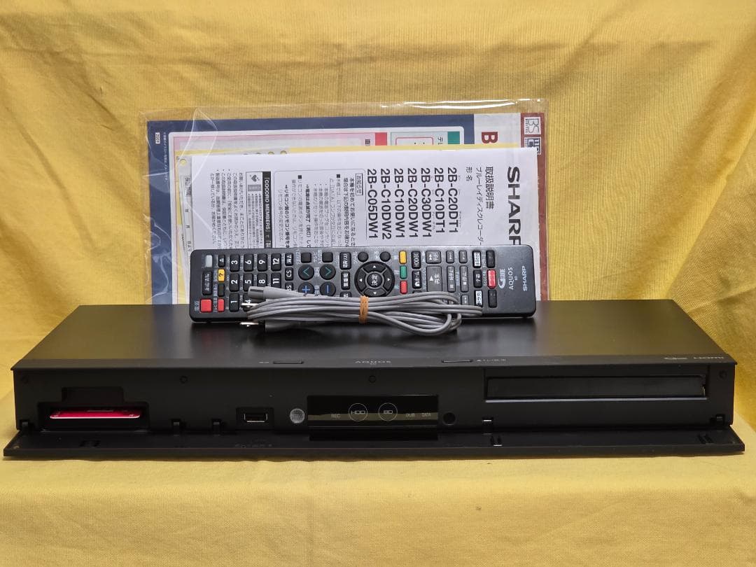 SHARP AQUOS BDレコーダー 2B-C10DW1 2021年製 整備品 - メルカリ