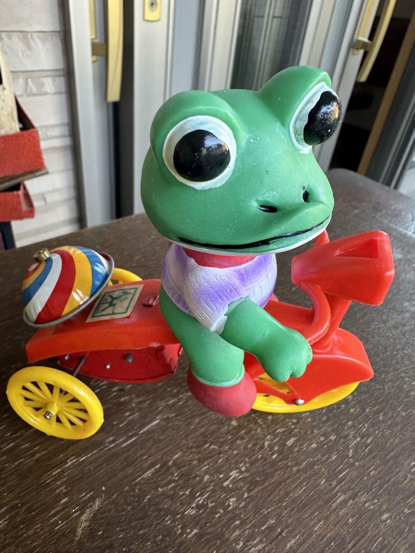 ファッションなデザイン ケロヨン メルカリ - ブリキおもちゃ 自転車 その他