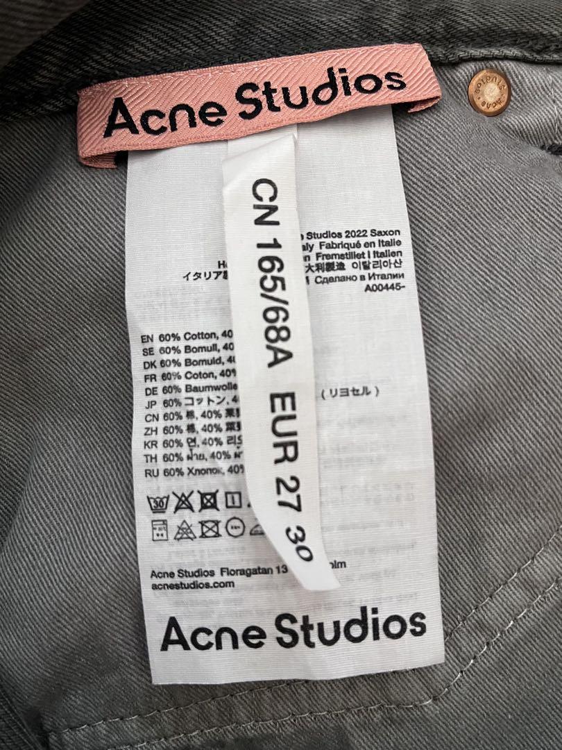 Acne stdios Saxon アンスライトグレー デニム宇多田ヒカル Acne stdios Saxon アンスライトグレー デニム宇多田ヒカル