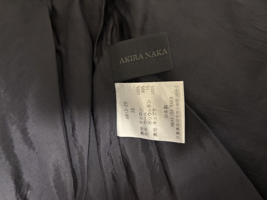 アキラナカ　AKIRANAKA ツートンアシンメトリースカート　サイズ38 アキラナカ AKIRANAKA ツートンアシンメトリースカート サイズ38