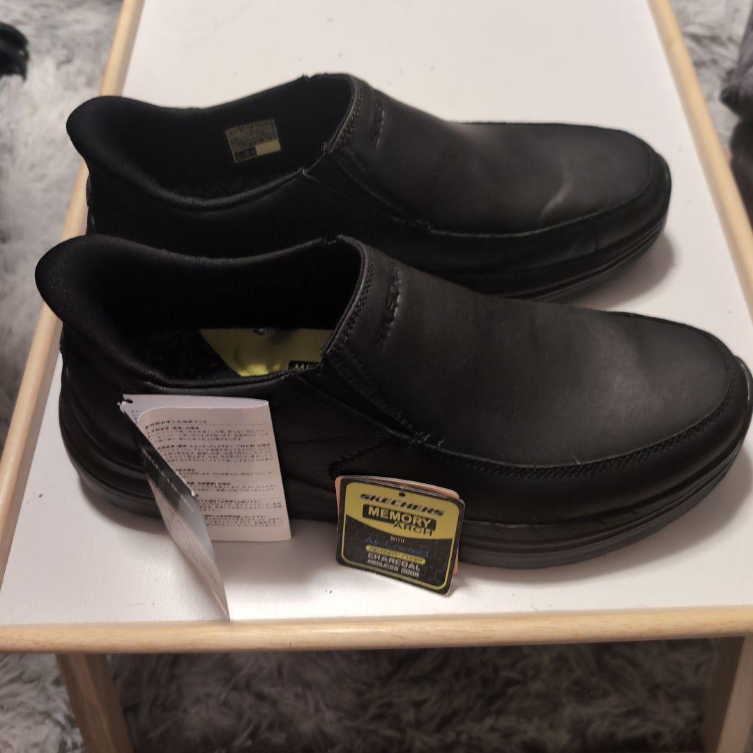 Sketchers メモリーフォーム スリッポン ブラック